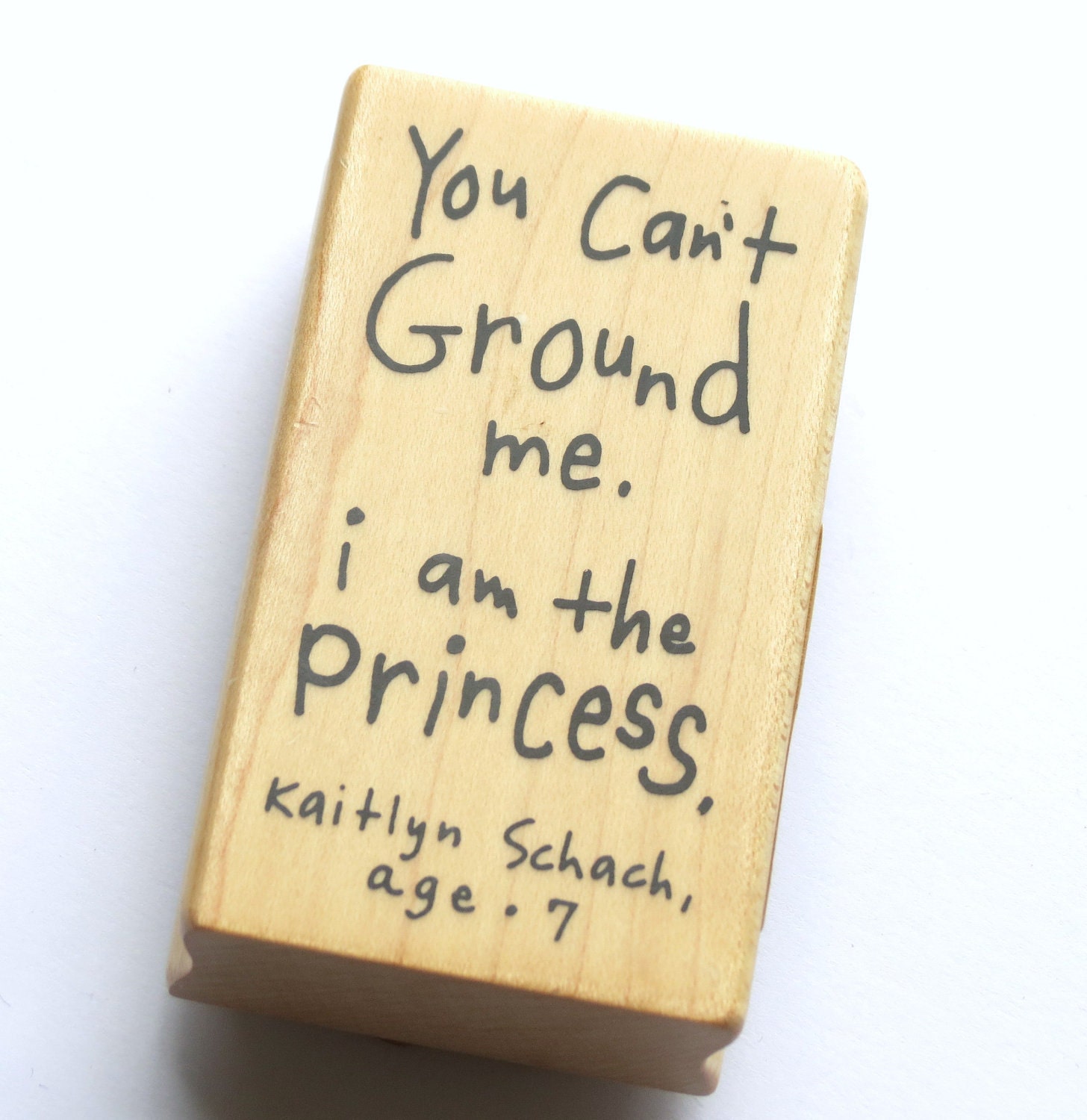 I am the Princess Rubber Stamp from Inkadinkado