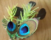 Fern and Feather Boutonniere Corsage