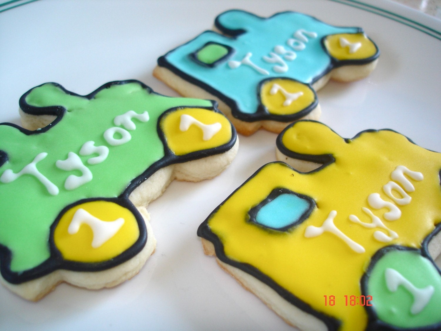 Personalized Train Birthday Cookies 1 doz