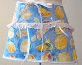 Blue and Yellow Vendor Apron