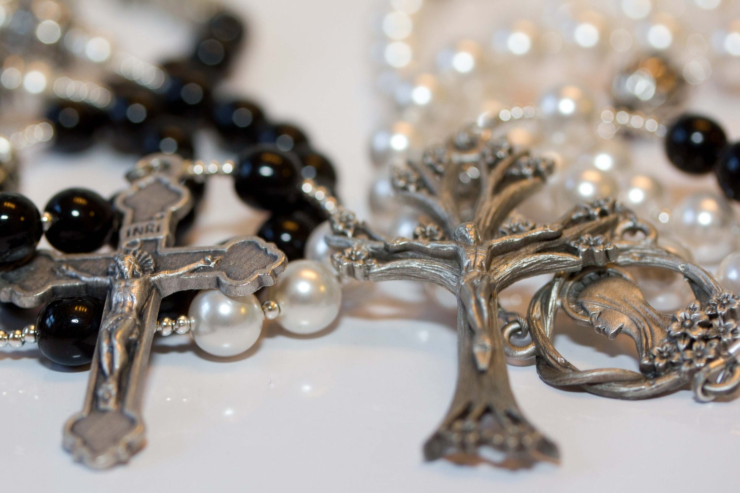 Personalized Bride & Groom or His/Hers Rosary set