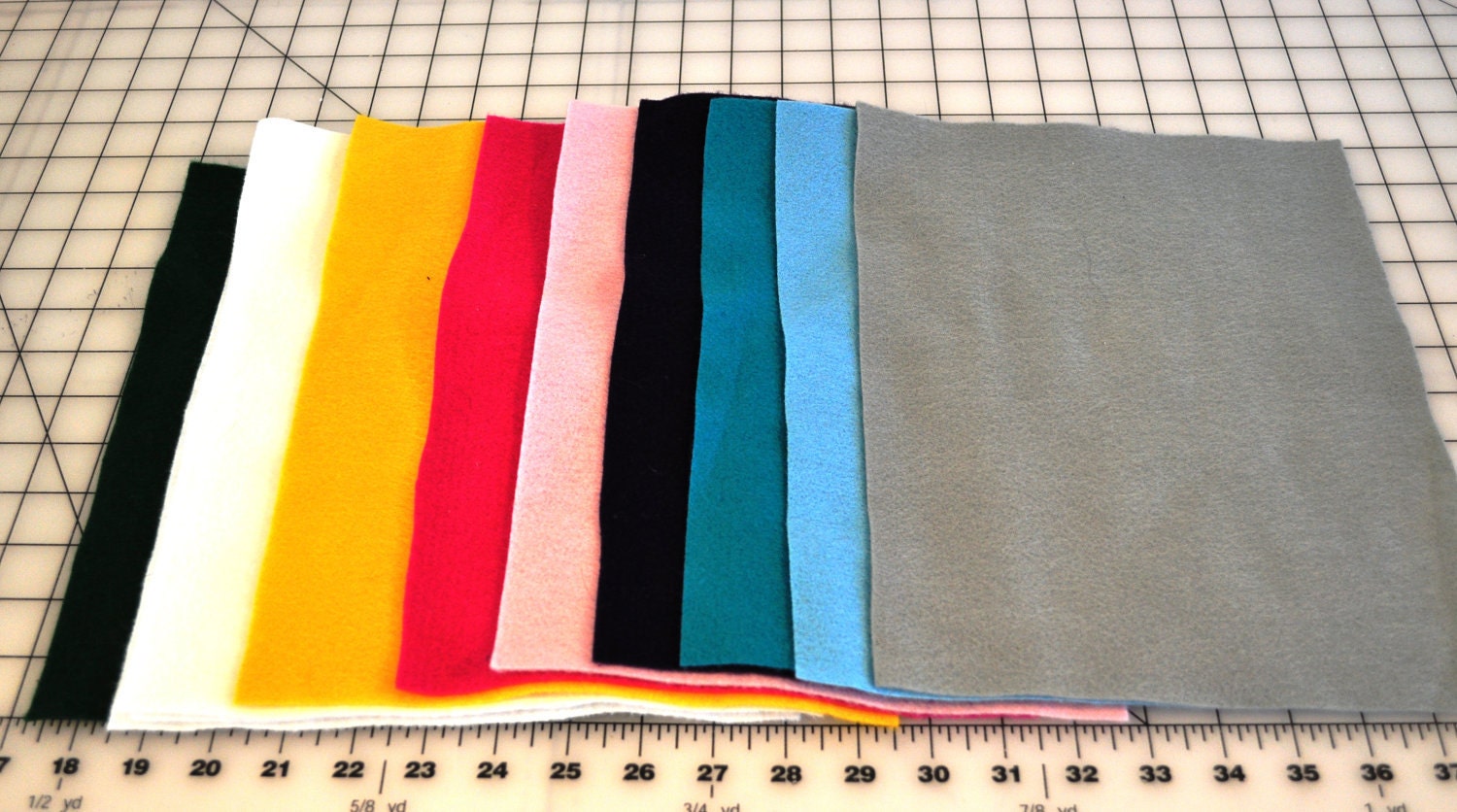 Art felt acrylic 13 pieces multiple colors