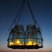 Solar Mason Jar Chandelier, Mason Jar Hanging Chandelier, Candles Garden Country Barn Rustic Wedding Original Mason Jar Solar Light Design