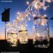 Fairy Lights Lanterns 6 DIY Mason Jar Hangers, Twist On Hanging Wide Mouth Mason Jar Lids, No Jars