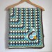 Owl Granny Square Baby Blanket & Owl Plushie Nursery Decor Set