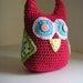 2 Hootie the Owl Plushies Nursery Decor Made to Match Owl Blankets