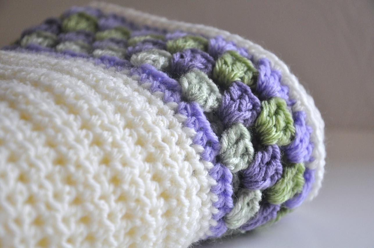 Baby Blanket - Granny Border - Cassandra