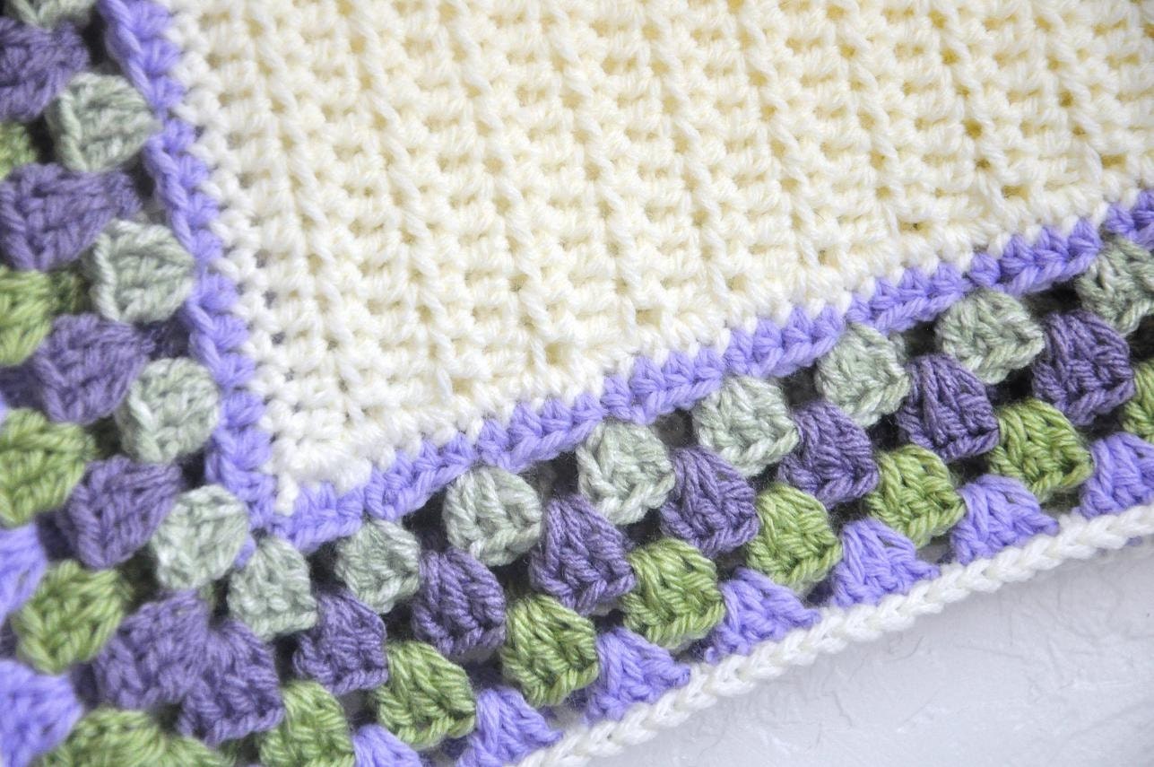 Baby Blanket - Granny Border - Cassandra