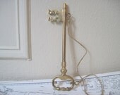 1970s Decorative Big Brass SKELETON KEY Wall Hanging,  vintage Jailer's Key,  VICTORIAN revival