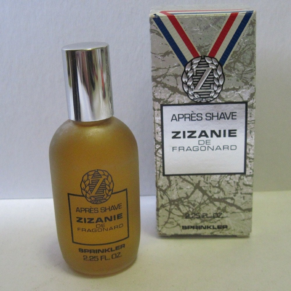 vintage 1970's Mens French After Shave ZIZANIE in original BOX