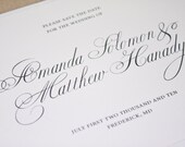 Luxury Shine Wedding Save the Date Card - Deposit