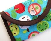 Blue Appleville Business Card/Credit Card Case