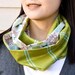 Olive Voile Infinity Cowl Scarf