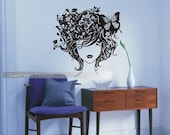 Wall Decal Wall Sticker Mural Kids Home Wall Decor Vinyl Sticker Graphic--BUTTERFLY GIRL