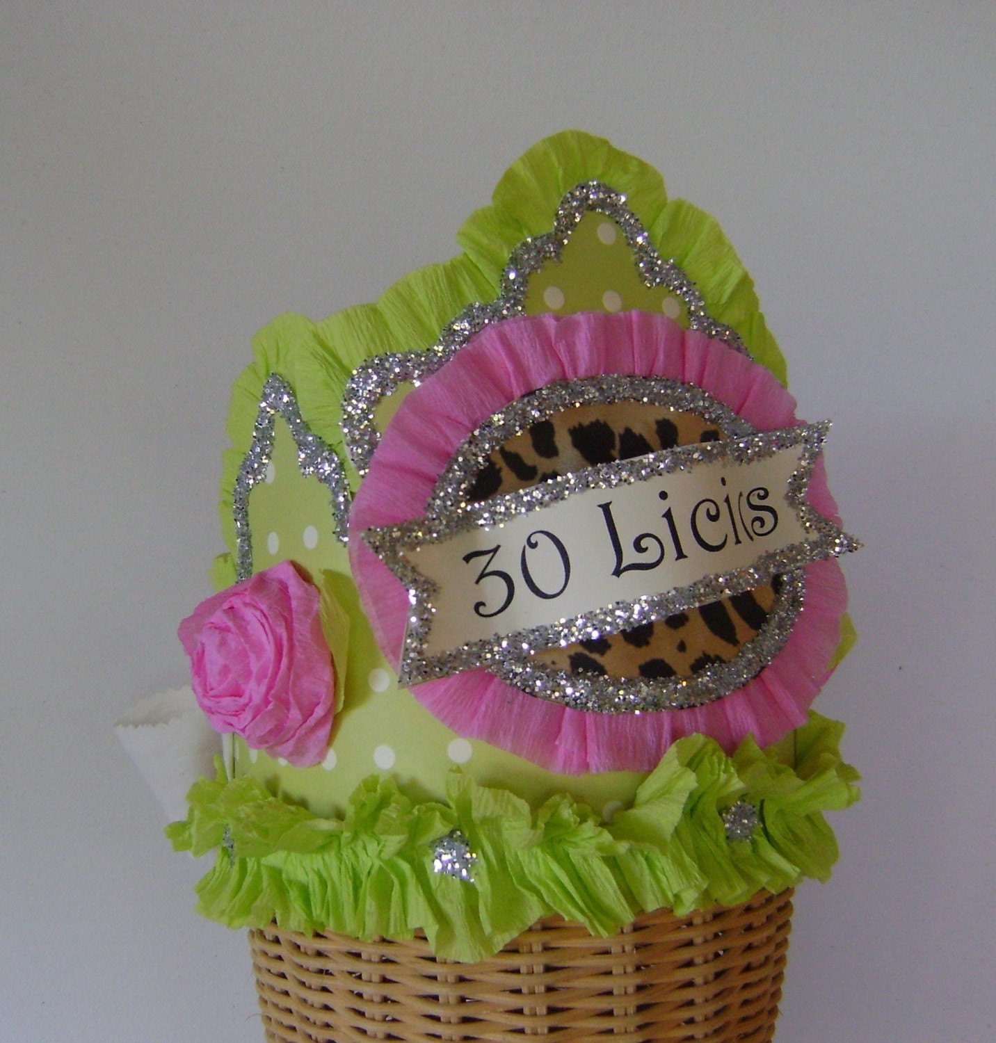 30th Birthday Party Crown/Hat 30 LICIOUS or customize Il_170x135