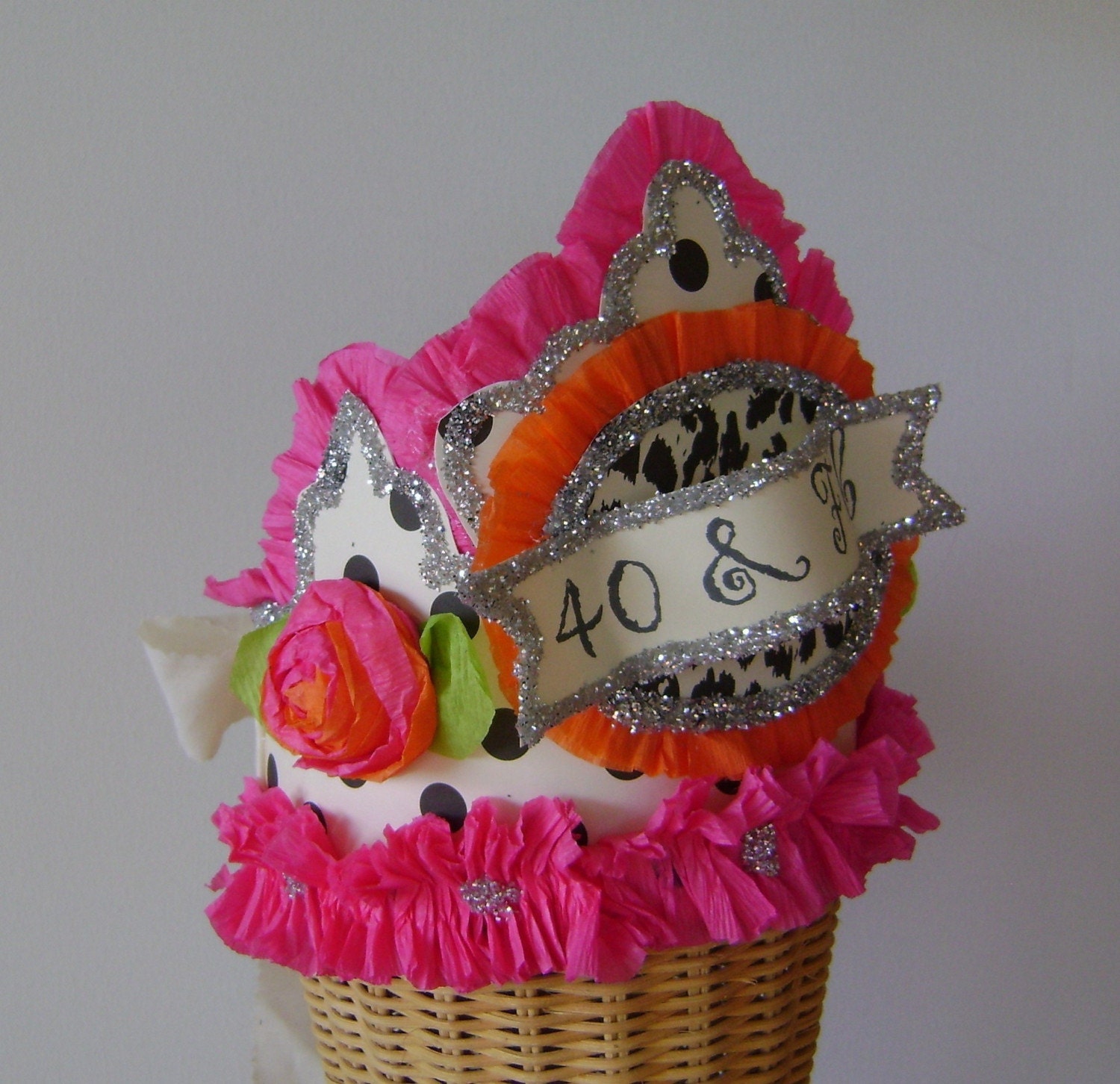 40th Birthday Party Crown/Hat - 40 & Fab or customize Il_570xn