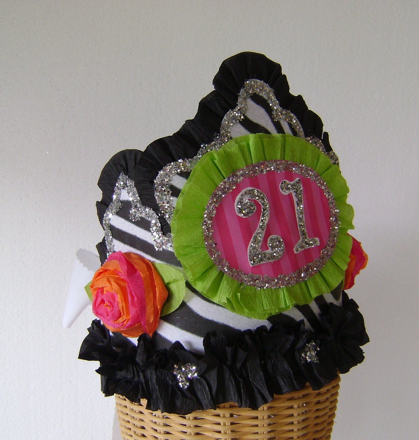 21st Birthday Party Crown - customize with any number Il_570xn
