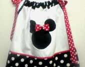 Black and Red Minnie Pillowcase Dress