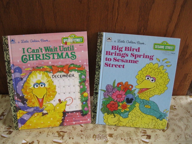 2 Sesame Street Little Golden Books