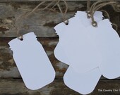 Medium Mason Jar Tags (set of 6)