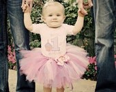 Polkadots and Purple Tutu Set -  Tutu and matching bow-  Perfect for birthdays and special occasions