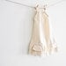 Adult Size or a childs.... Natural Unbleached cotton Dress Chose Halter or Shoulder Ties Aline,  girls size 3-8 gypsy boho