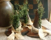 3 Primitive Halloween Witches hat Bowl Fillers