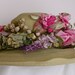 Vintage Picture Hat Velvet Flowers - Mme. Polswolsky