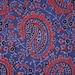1m Paisley Block Print Cotton Fabric