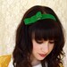 Miss Joan - Green Velvet Headband
