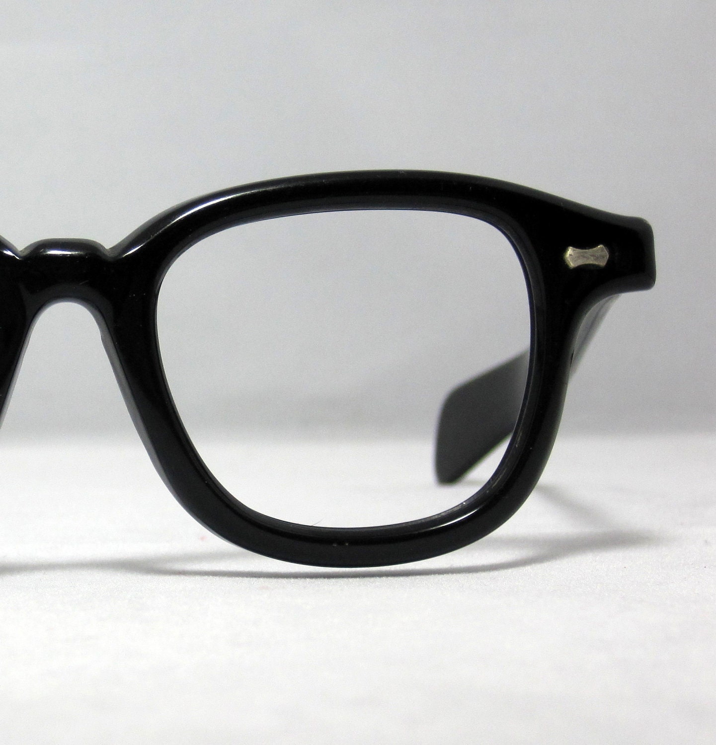 Vintage Eyeglasses Mens Thick Horn Rim By Collectablespectacle