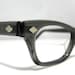 Vintage EyeGlasses. Horn Rim 50s Gray Translucent Frames.