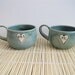 Newlywed Couple Mr. and Mrs. mug set In Frosty Blue