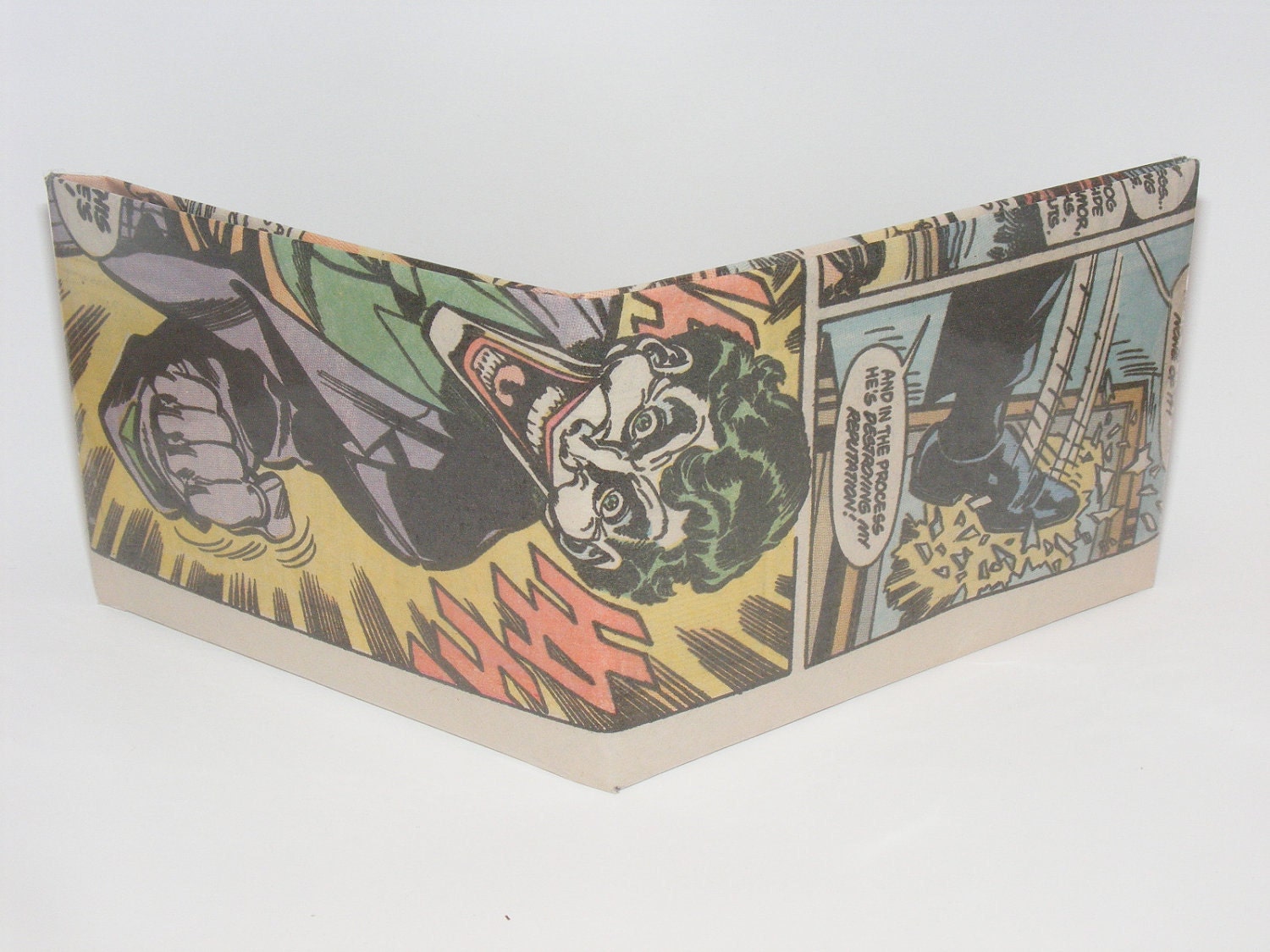 Comic Book Wallet// Joker