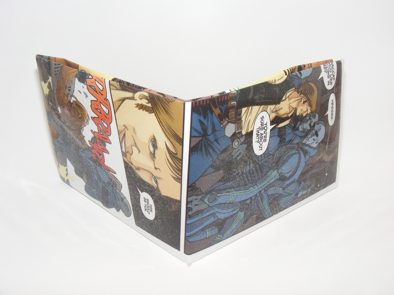 Comic Book Wallet// Star Wars// Han Solo and Chewbacca