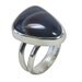 Botswana Agate Ring set in Sterling Silver, Size 7-1/2 r75botf1821