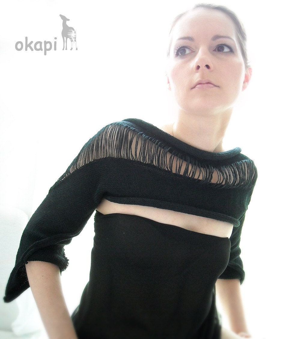 Black okapi summer shrug