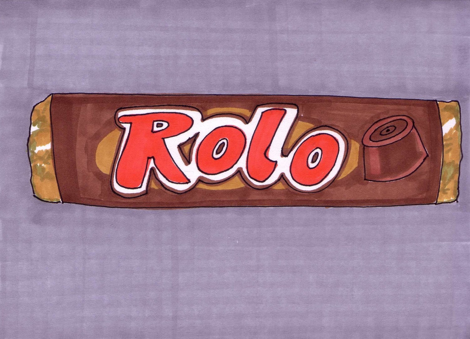 Rolo-5x7 inch Print from Original Illustration