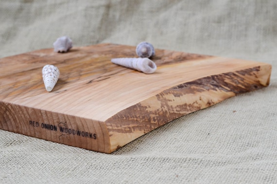 Organic Wood Serving Tray 598, Ready to Ship