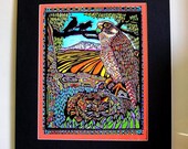landscape, nature -  "Colors of Mary's Peak" -  8" x 10" Print with 11" x 14" black Mat
