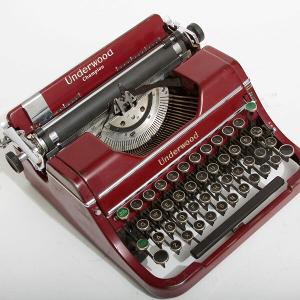 Underwood Champion Typewriter