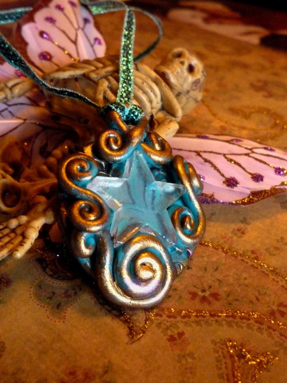 Pixie Star necklace (in blue, purple, green or pink)