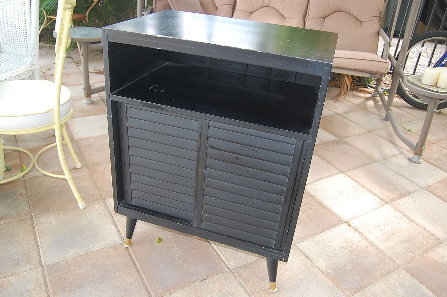 Retro Mid Century Record Cabinet at Retro Daisy Girl