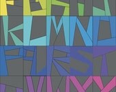 Wonky Alphabet PDF Digital Download