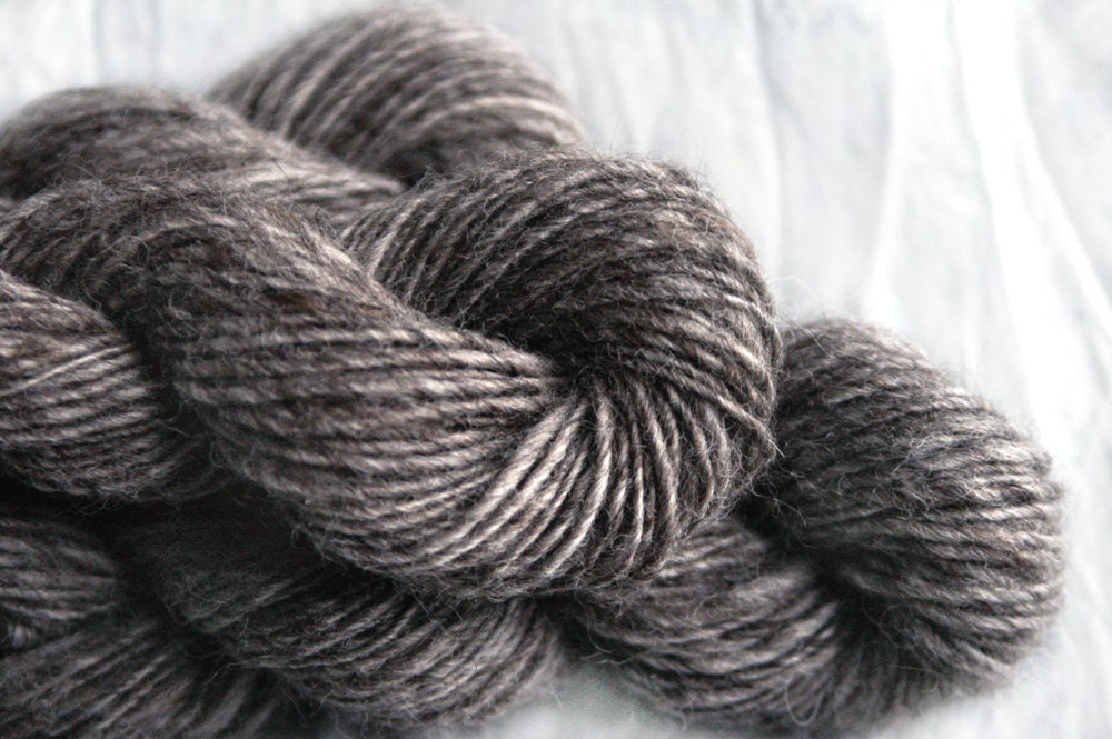RUSTICA  All-Natural Handspun Wool/Llama Yarn Singles - 154 yds