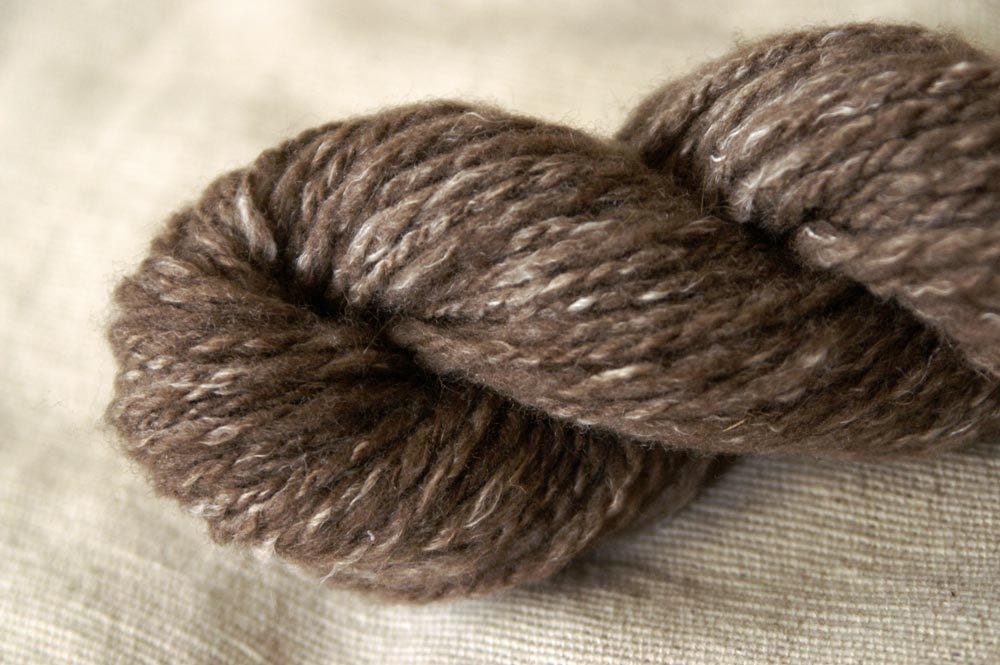 OLD HICKORY Handspun Merino Lamb/Angora Yarn - 290 yds
