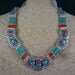 Exceptional Sterling Silver Tibetan Necklace 18 Inches