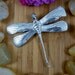 Sterling Silver Dragon Fly Pin Brooch from Bali