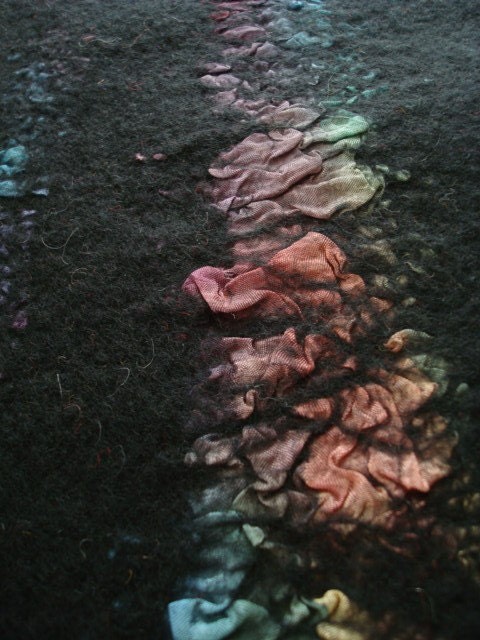 PDF Tutorial Felted wool scarf using Nuno felting technique in English