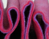 WOOL FELT - PINK - pure wool needle Felt 65cm (0.7 yds) x 65cm x 5mm